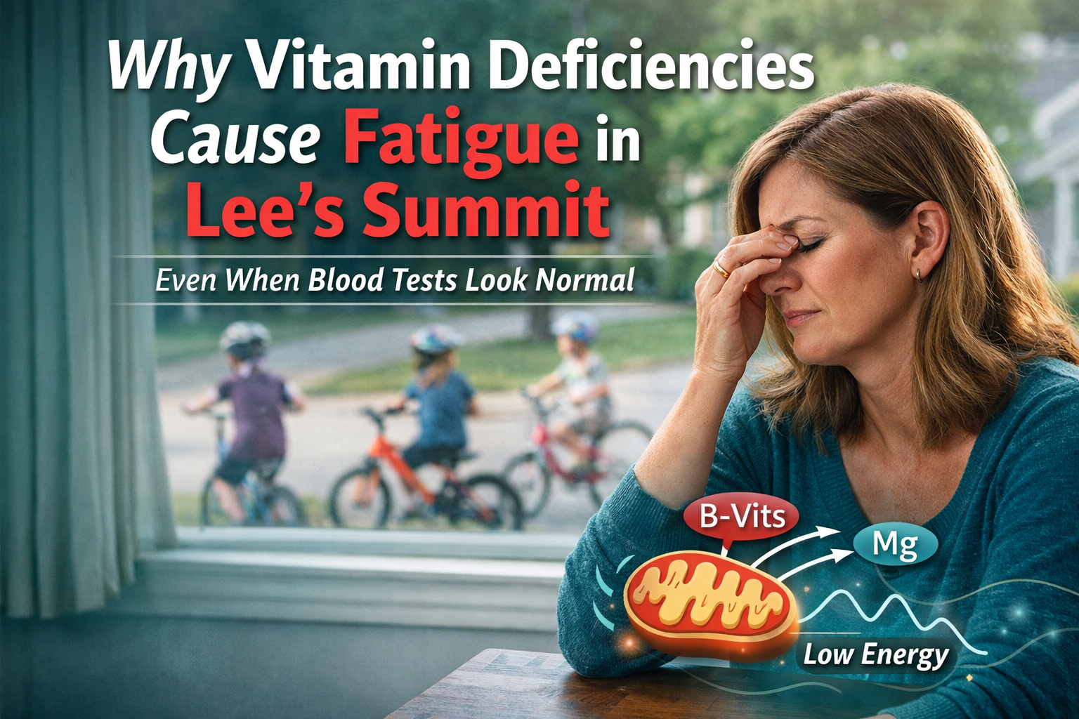 Why Vitamin Deficiencies Cause Fatigue in Lee’s Summit (Even When Blood Tests Look Normal)