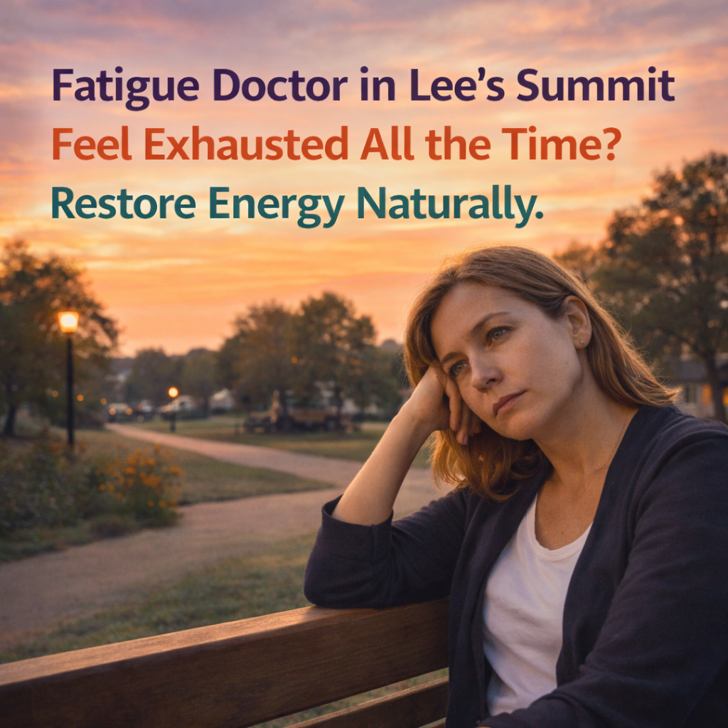 Lee's Summit resident experiencing persistent fatigue despite normal labs – a common experience in Kansas City metro communities