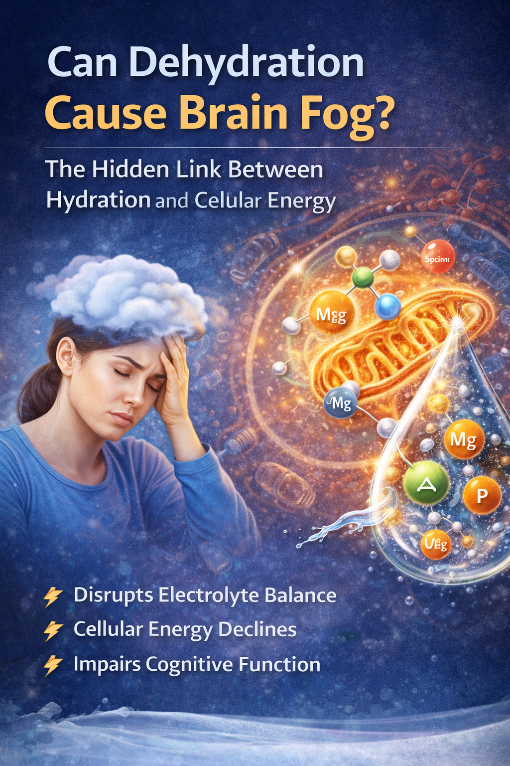 Can Dehydration Cause Brain Fog? The Hidden Link Between Hydration and Cellular Energy