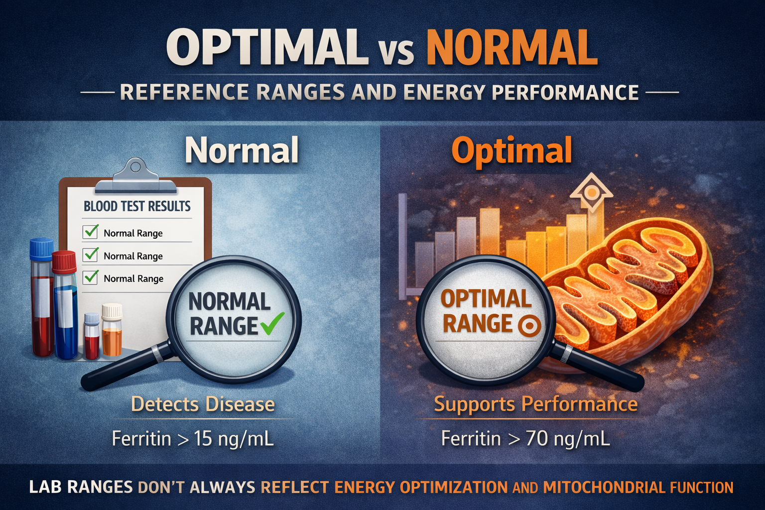Optimal vs Normal: Why Reference Ranges Don’t Always Reflect Energy Performance