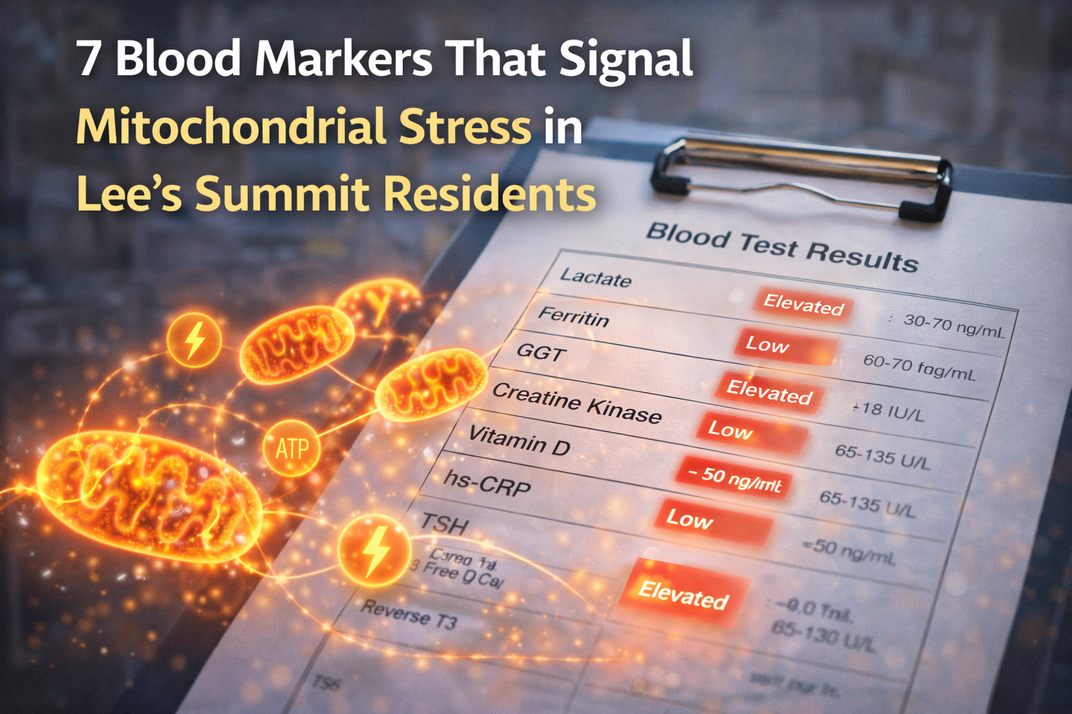 7 Blood Markers That Signal Mitochondrial Stress in Lee’s Summit Residents