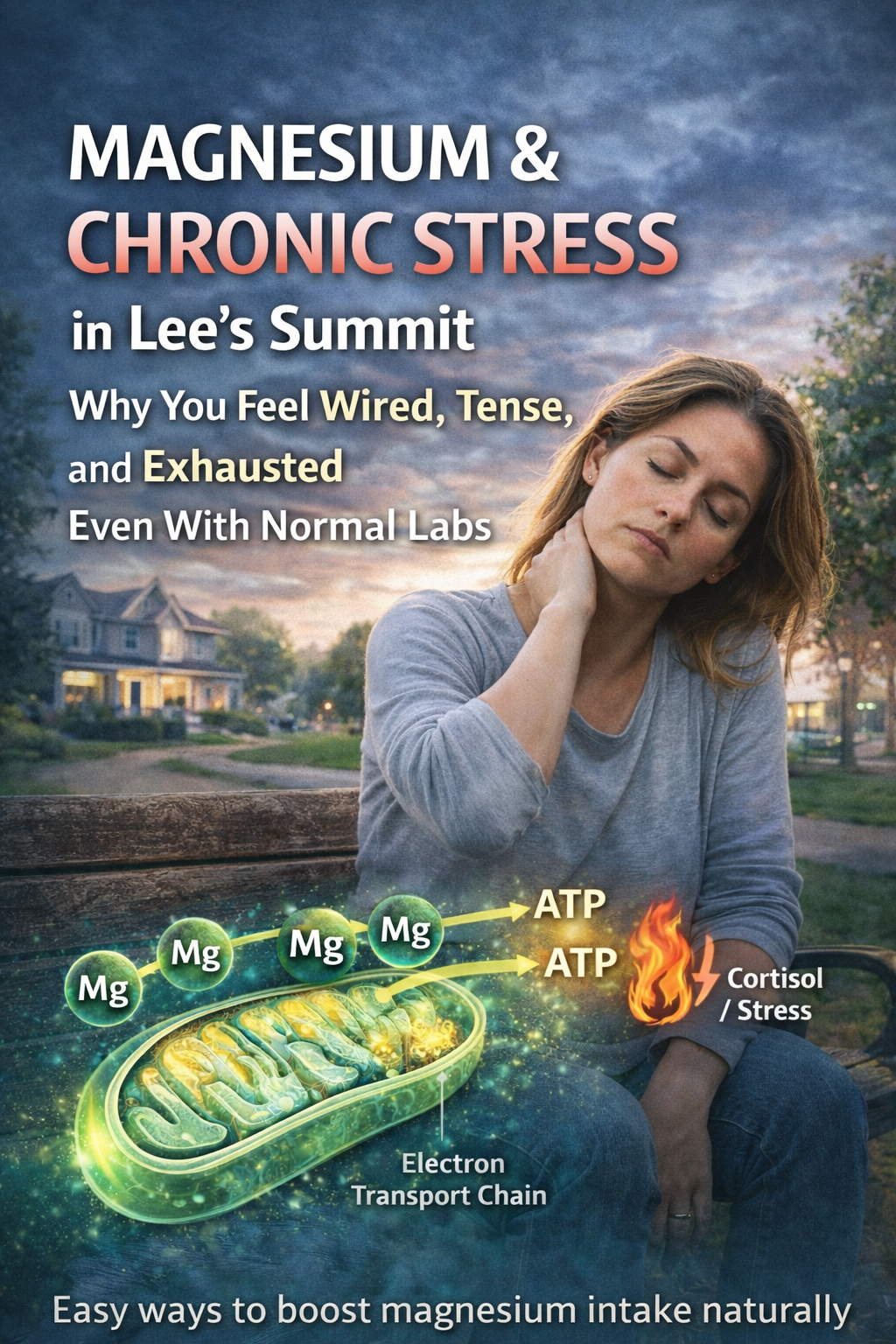 Magnesium & Chronic Stress in Lee’s Summit: Why You Feel Wired, Tense, and Exhausted Even With Normal Labs