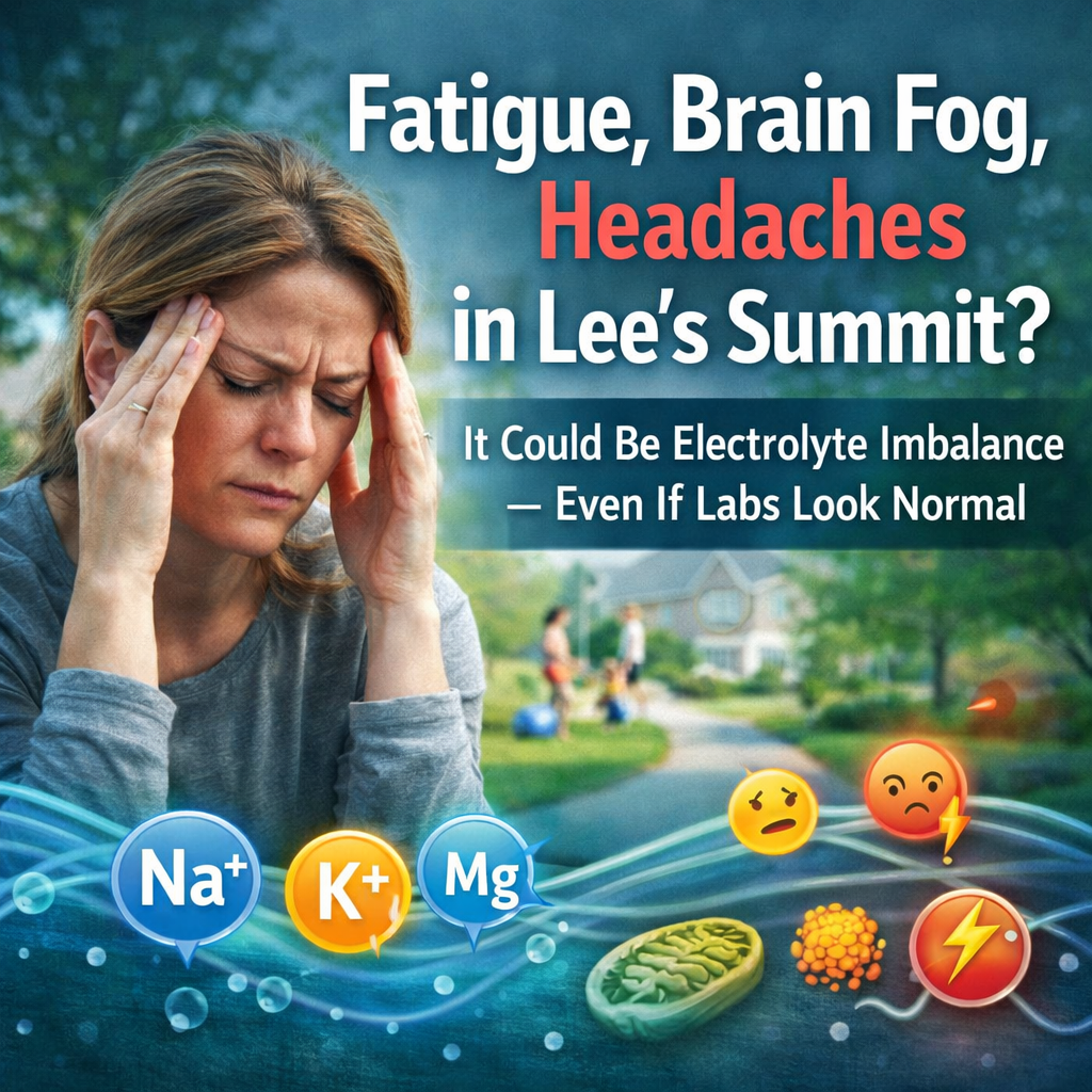Electrolyte Imbalance: The Hidden Cause of Fatigue, Brain Fog, and Headaches in Lee’s Summit