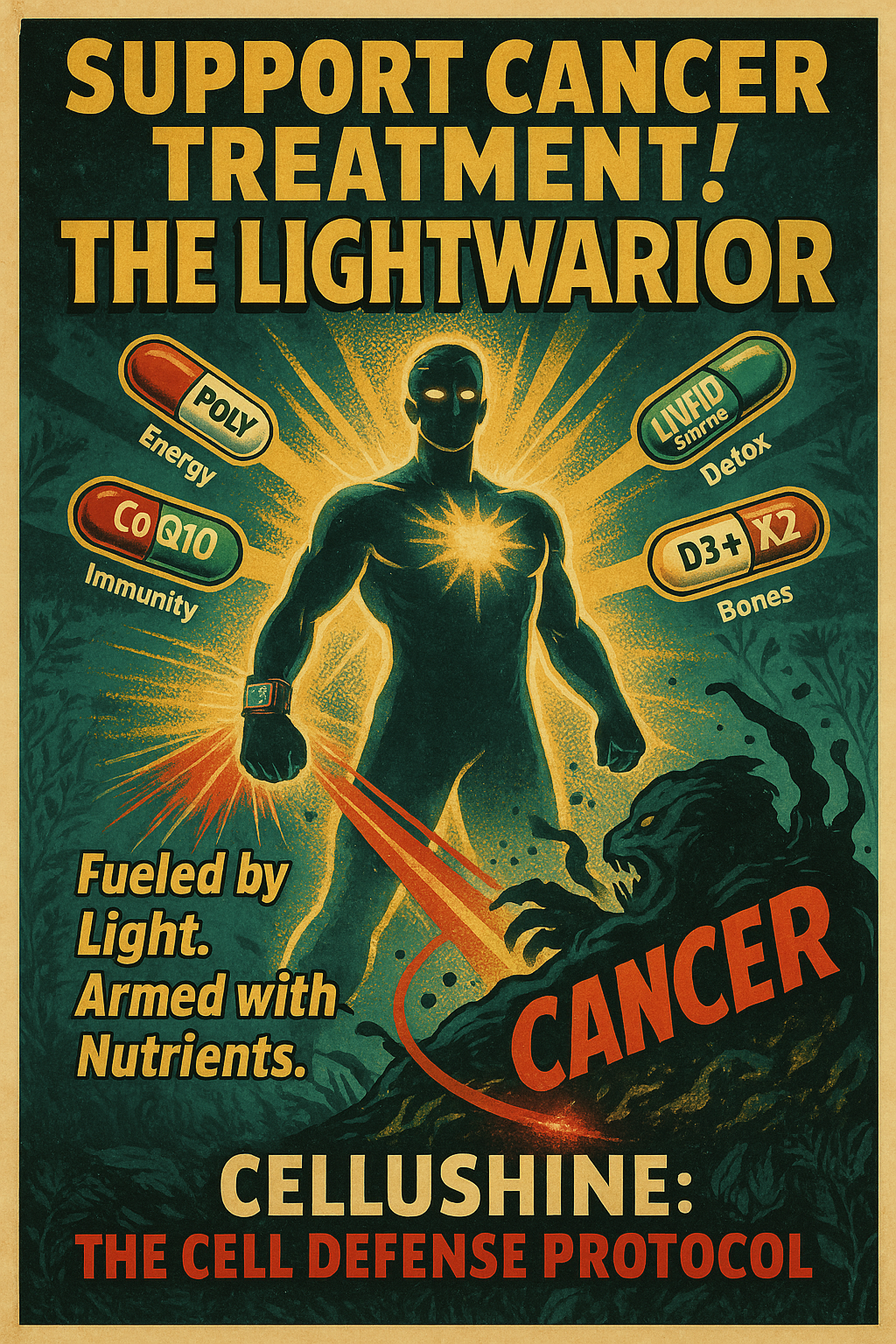 Supporting the Body Through Cancer: A Functional Nutritional and Photobiomodulation Strategy with CelluShine