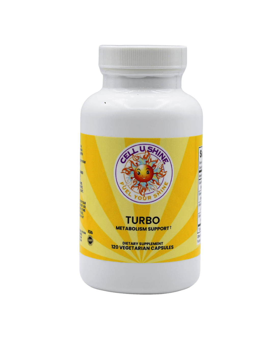 Turbo - Metabolism Support for Fat Burning, Energy, and Total Body Activation