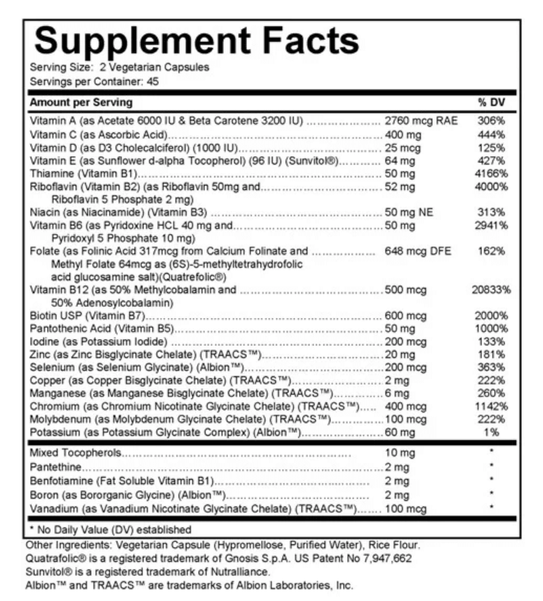 Daily Multi – Comprehensive Nutrient Support for Optimal Health