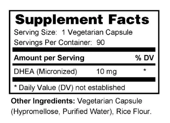 DHEA 10 mg - Hormonal Balance Support - Women