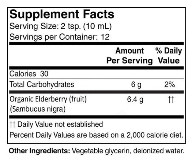 Elderberry Extract – Immune Support from Organic Elderberry Fruit