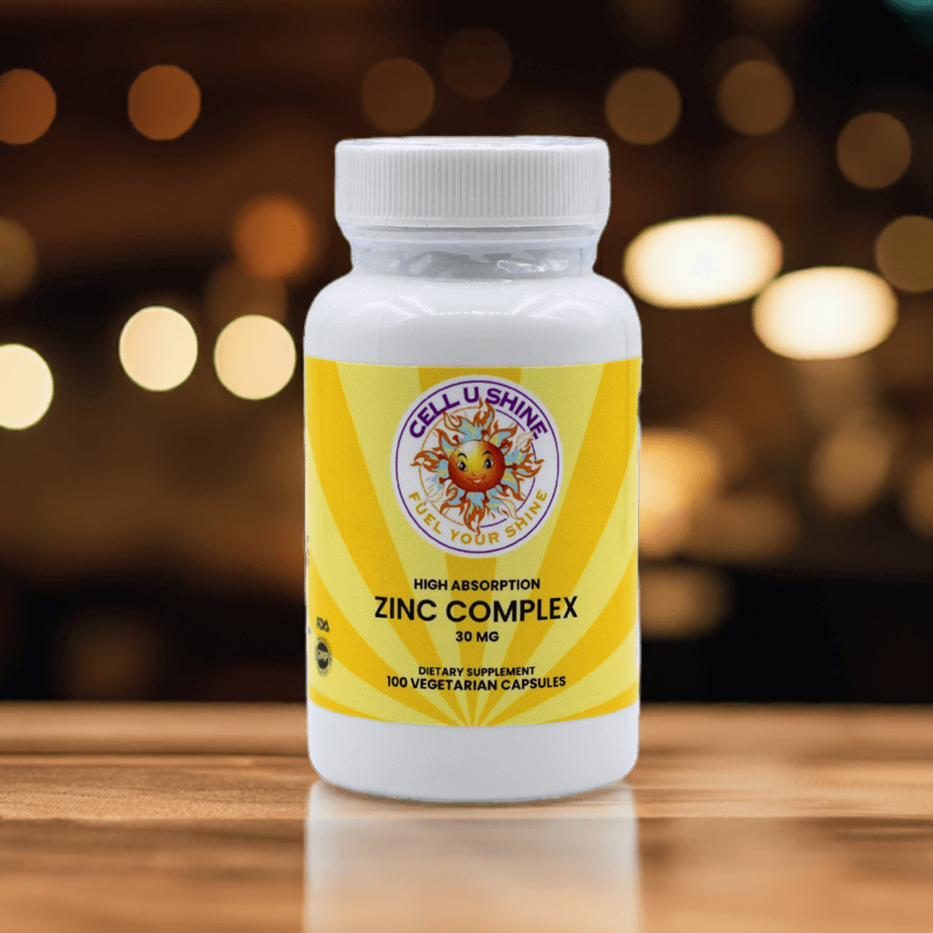 Zinc Complex 30mg -Most absorbable form of zinc available