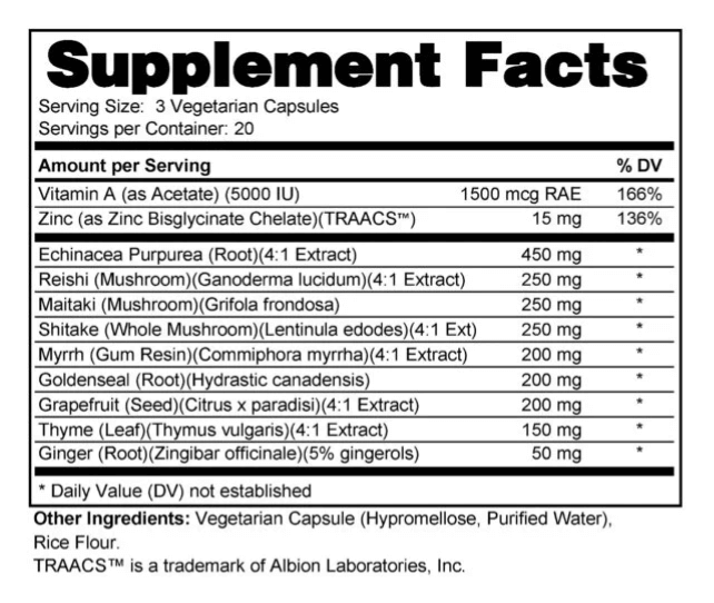 Immuno-Boost – Comprehensive Immune Support Formula