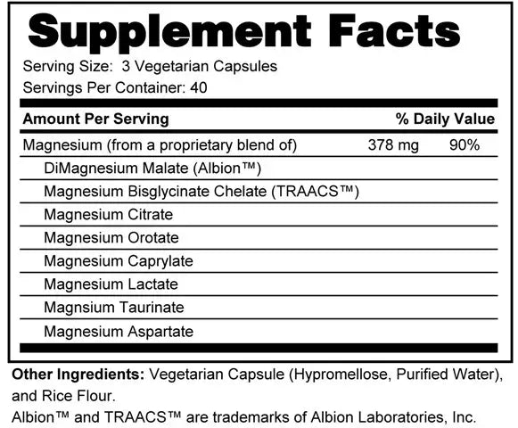 Super Mag 8 -Synergistic blend of eight different forms of Magnesium