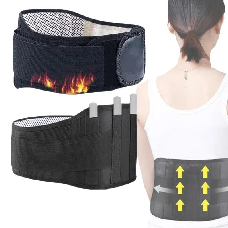 Self-Heating Magnetic Therapy Back Support Belt