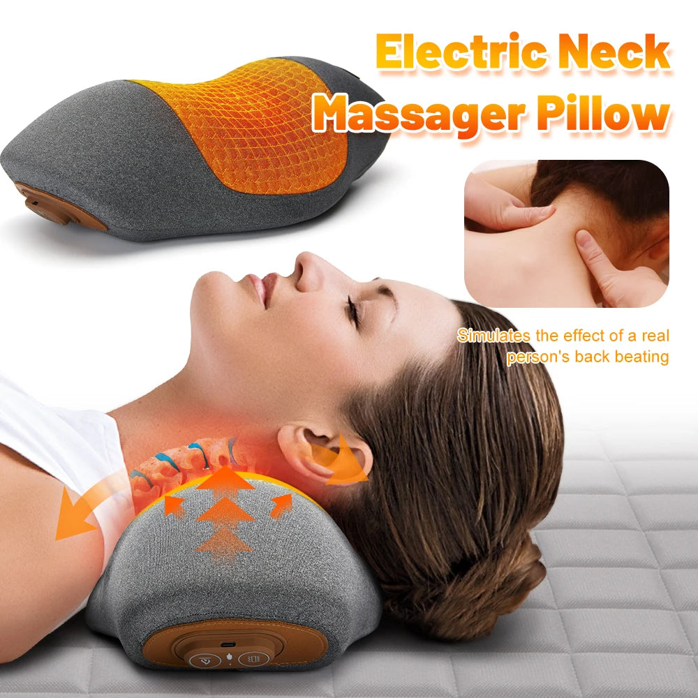 Electric Heated Neck & Cervical Pillow
