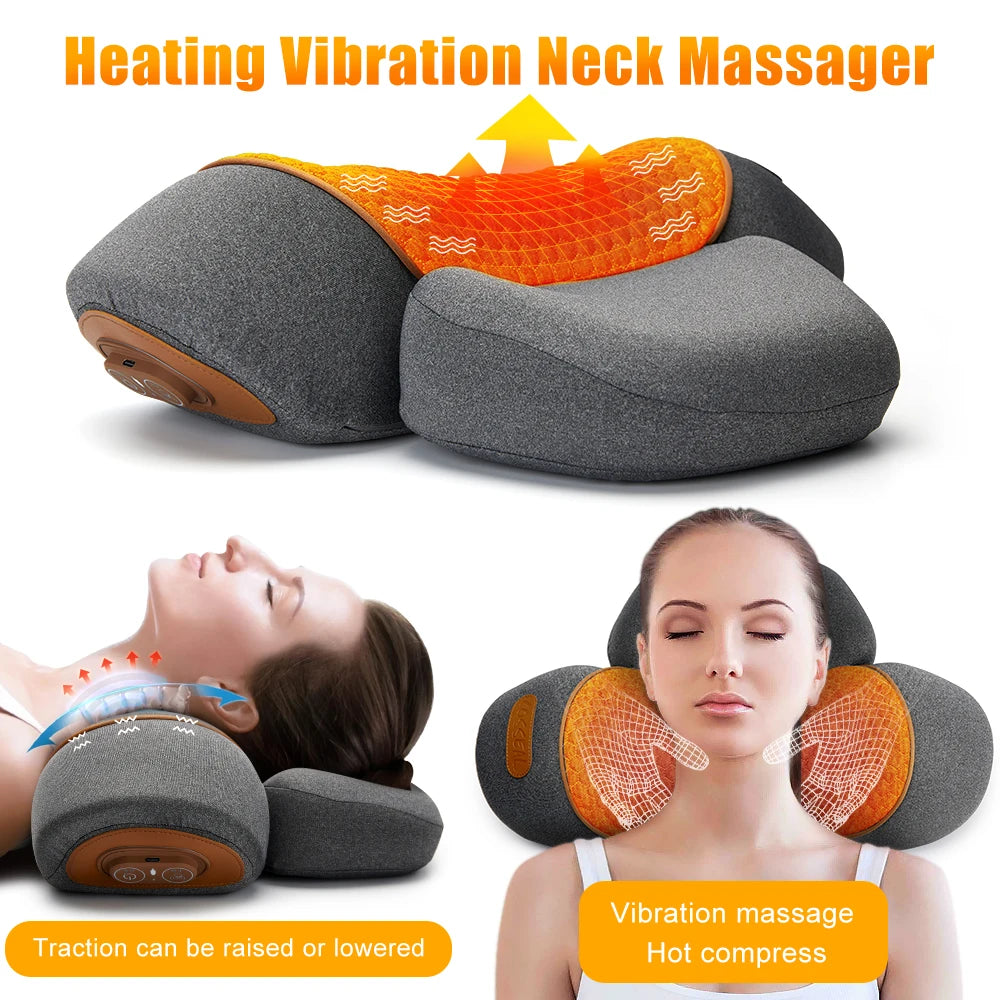 Electric Heated Neck & Cervical Pillow