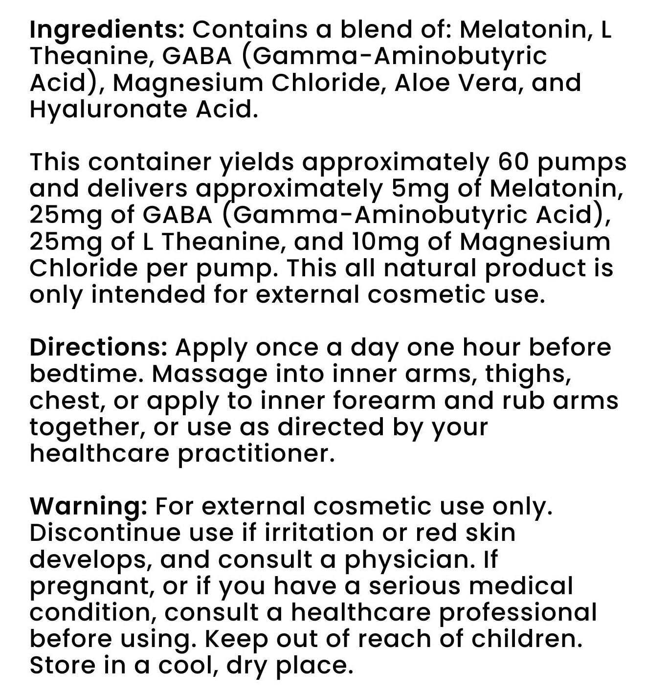 Sleep+ – Melatonin, GABA, Theanine, 5-HTP and Mag - Relax. Restore. Sleep Deeply