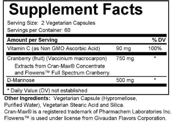 Urinary Harmony - Prevention or support for UTI's
