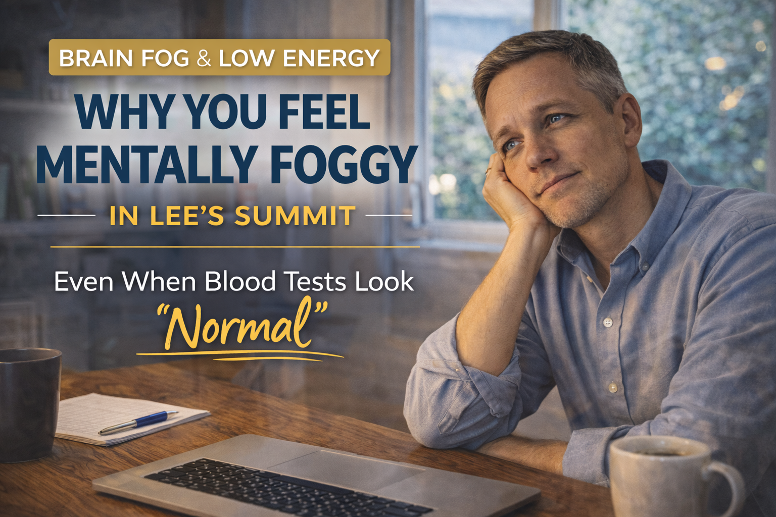 Lee's Summit individual experiencing brain fog despite normal labs – a shared experience in Kansas City metro communities