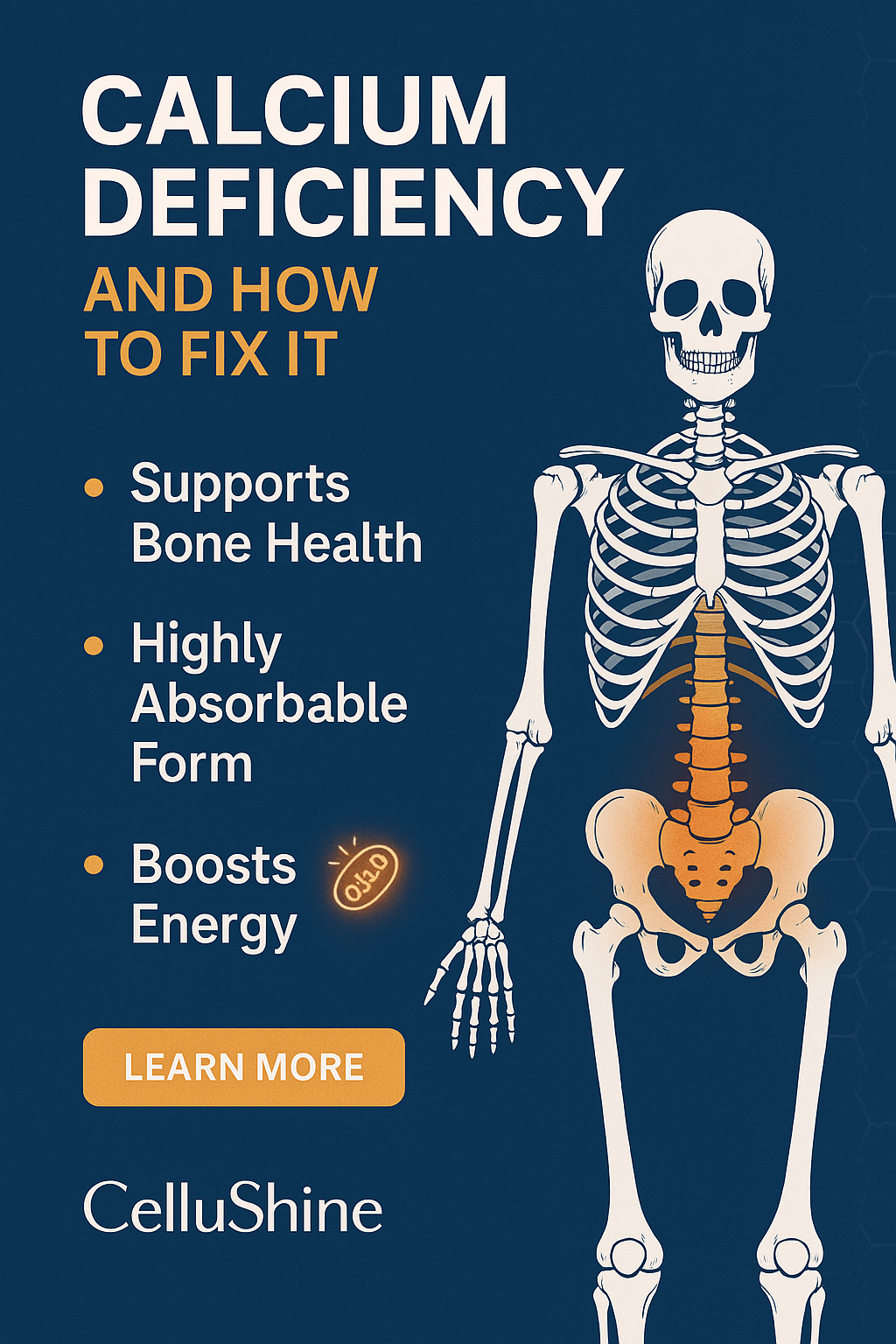 Calcium Deficiency, Energy Loss & How to Fix It