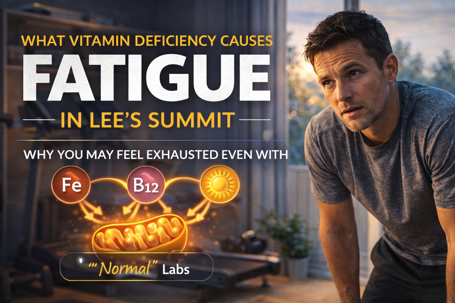 Lee's Summit resident experiencing persistent tiredness despite normal labs – a common experience in Kansas City metro communities