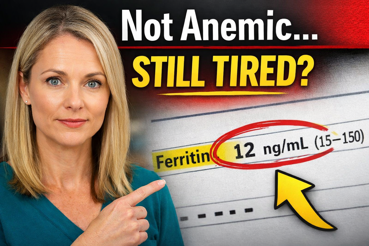 Low Ferritin but Normal Hemoglobin: Why You Can Still Feel Exhausted