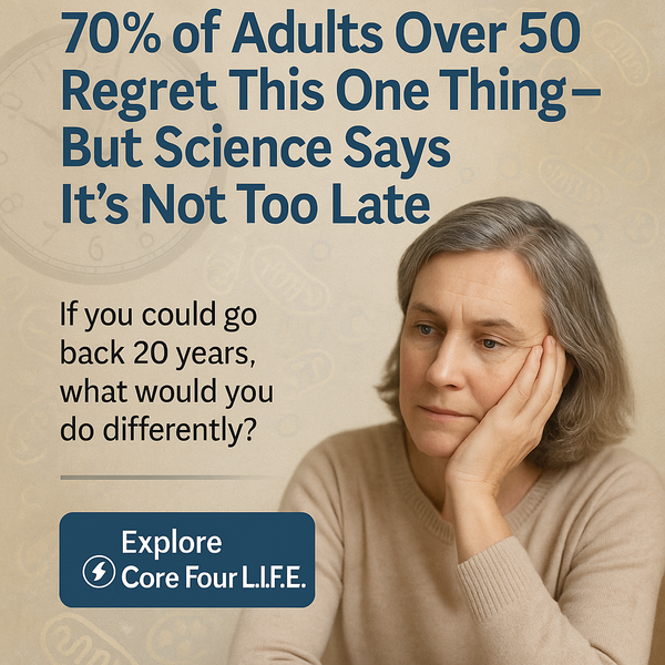 70% of adults aged 50+ REGRET that they didn't do this 20 years ago!
