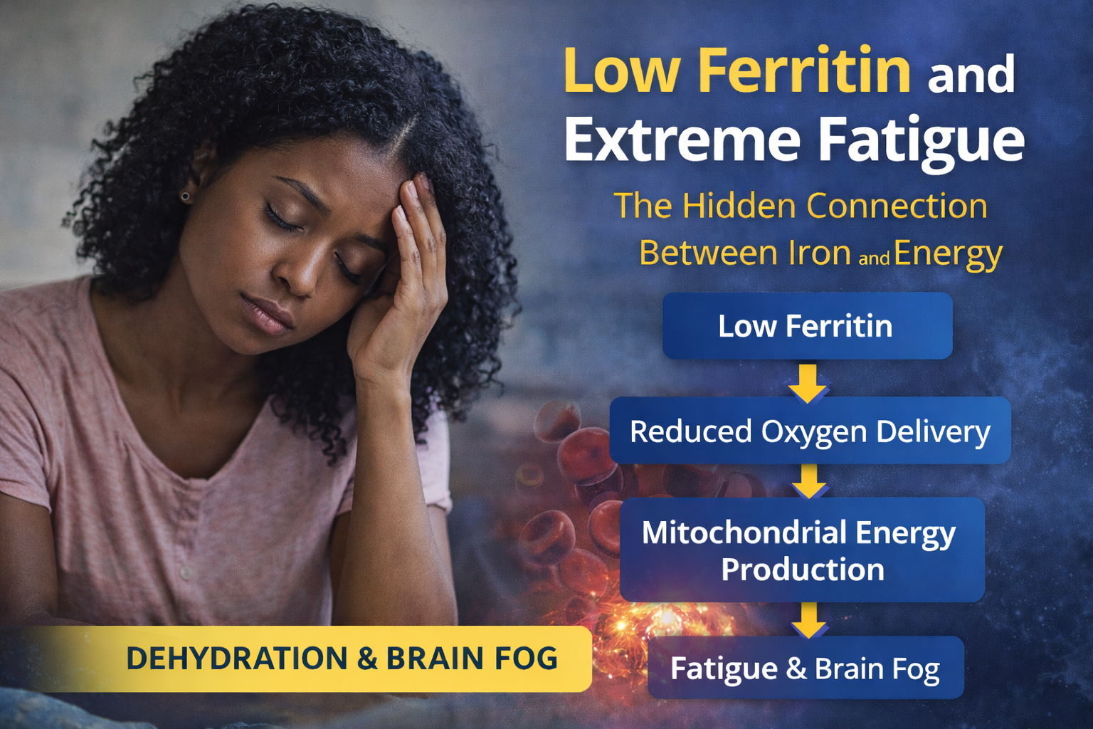 Low Ferritin and Extreme Fatigue: Why Your Iron Levels May Be Affecting Your Energy