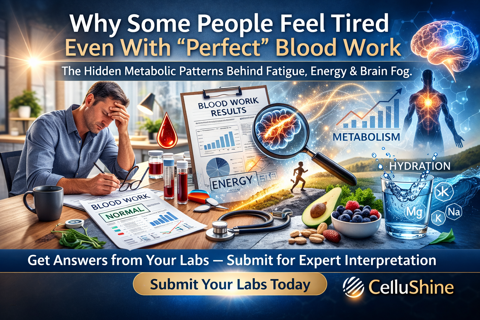 Why Some People Feel Tired Even With “Perfect” Blood Work
