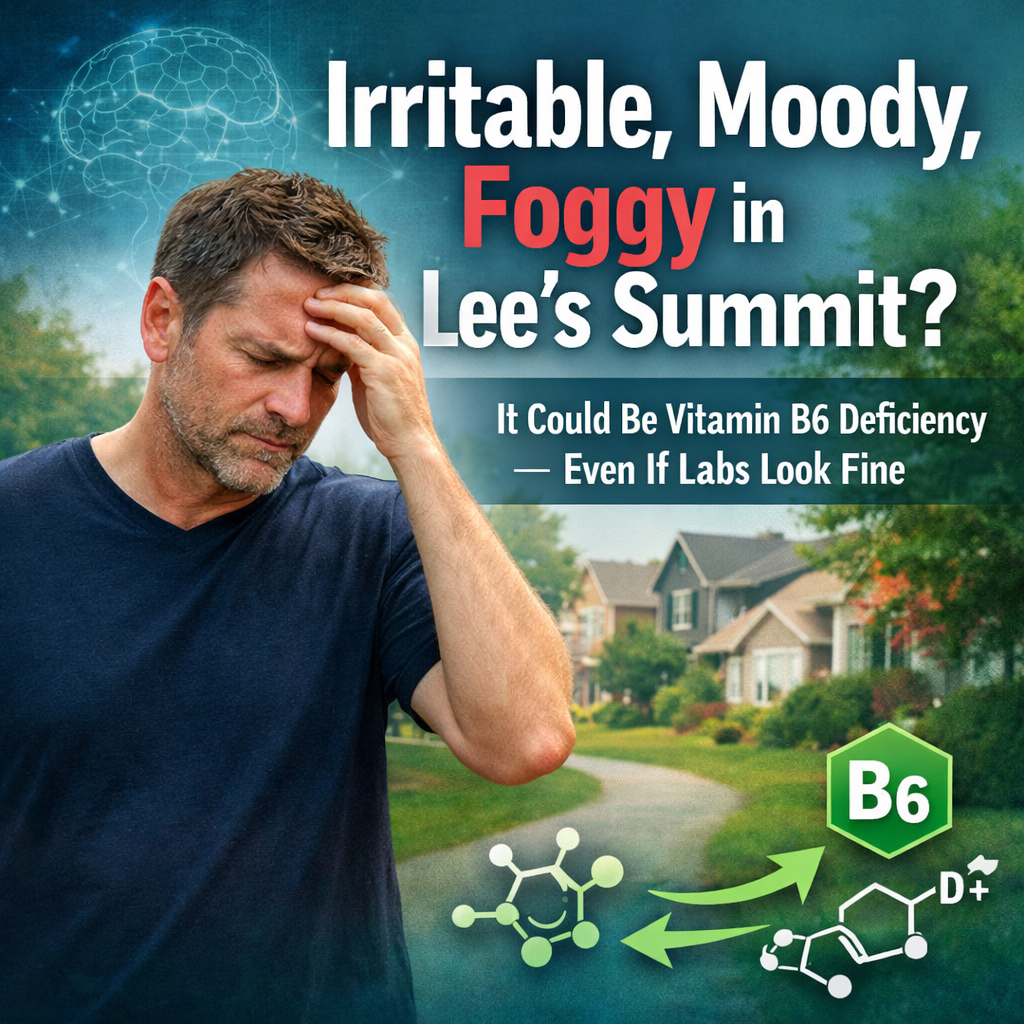 Irritable, Moody, Foggy in Lee’s Summit? It Could Be Vitamin B6 Deficiency — Even If Your Labs Look Fine