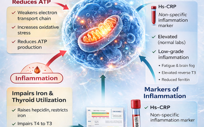 Inflammation Is an Energy Thief: How CRP, Iron, and Thyroid Conversion Fit the Cellular Energy Framework