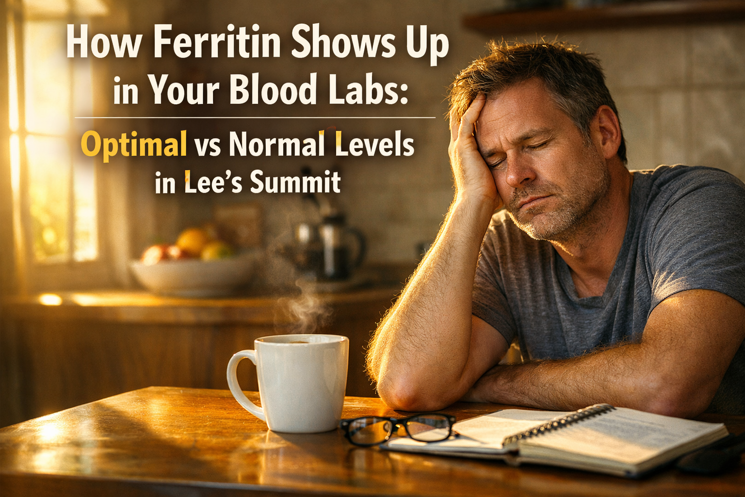 ferritin fatigue lee's summit tired person low iron blood labs