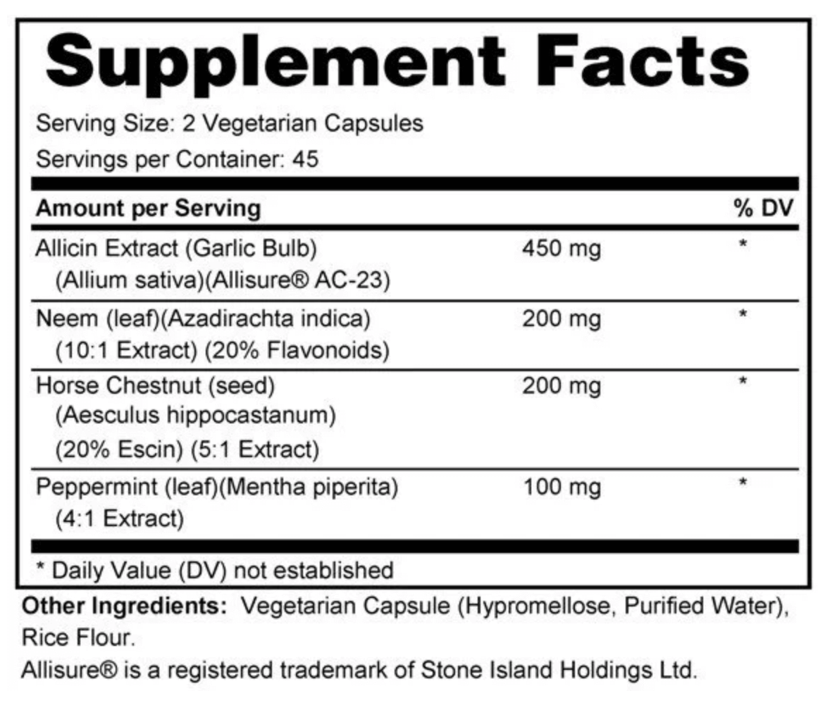 Allicin+ - Advanced Gut Defense & Parasite Support Formula