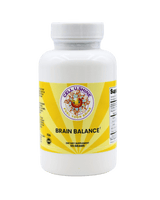 Brain Balance dietary supplement bottle for cognitive clarity and memory support.