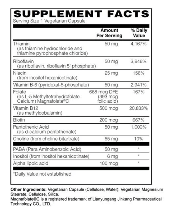 Complex B-Blast – Ultimate Energy & Vitality Formula