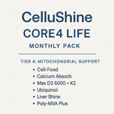 CORE4 LIFE Tier 4 Complete Approach Mitochondrial Support - Monthly Pack