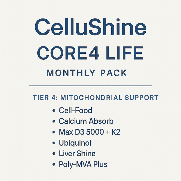 CORE4 LIFE Tier 4 Complete Approach Mitochondrial Support - Monthly Pack