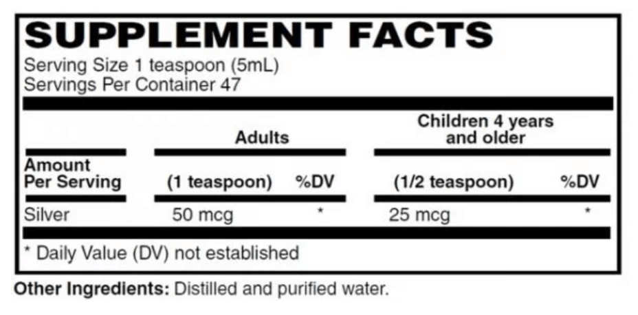 Colloidal Silver 10 PPM – Natural Immune Support