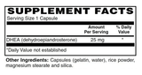 DHEA 25 mg - Advanced Hormonal Support - Men