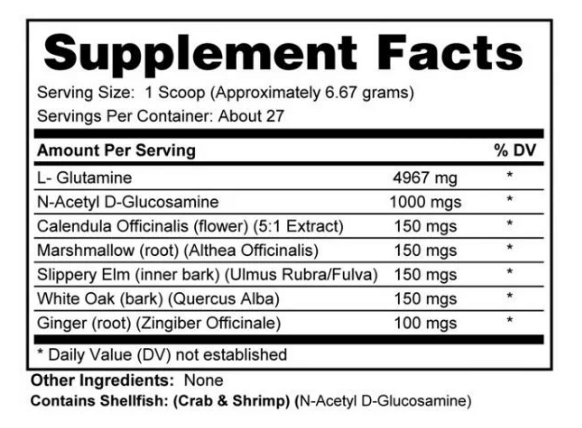 DTS Digestive Tract Support - Soothing and Restorative Formula