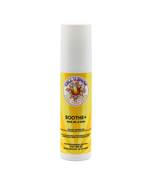 Soothe+ Mag, B6, & MSM - Ease muscle tension, reduce inflammation, and help your body and mind unwind.