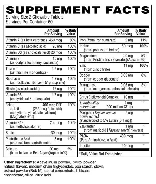 Kid’s Multi Vit Chewable – Complete Daily Nutrition for Growing Kids