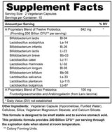 Probiotic Complex 200 – Shelf Stable - Ultra-Strength Gut & Immune Support Formula