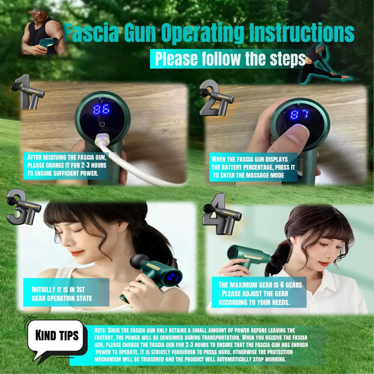 Mini Portable Muscle Massage Gun