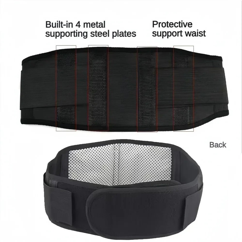 Self-Heating Magnetic Therapy Back Support Belt