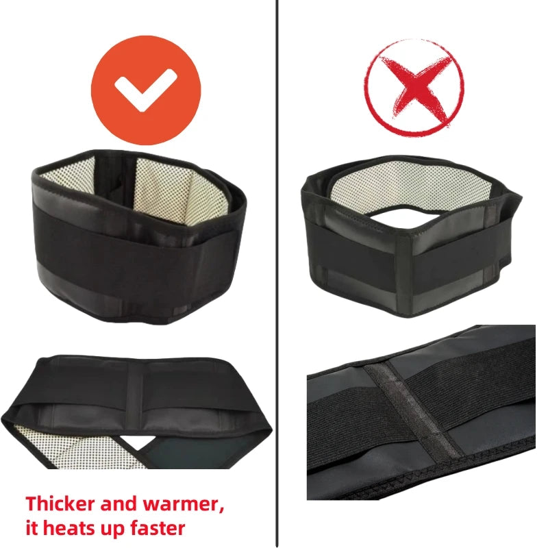 Self-Heating Magnetic Therapy Back Support Belt