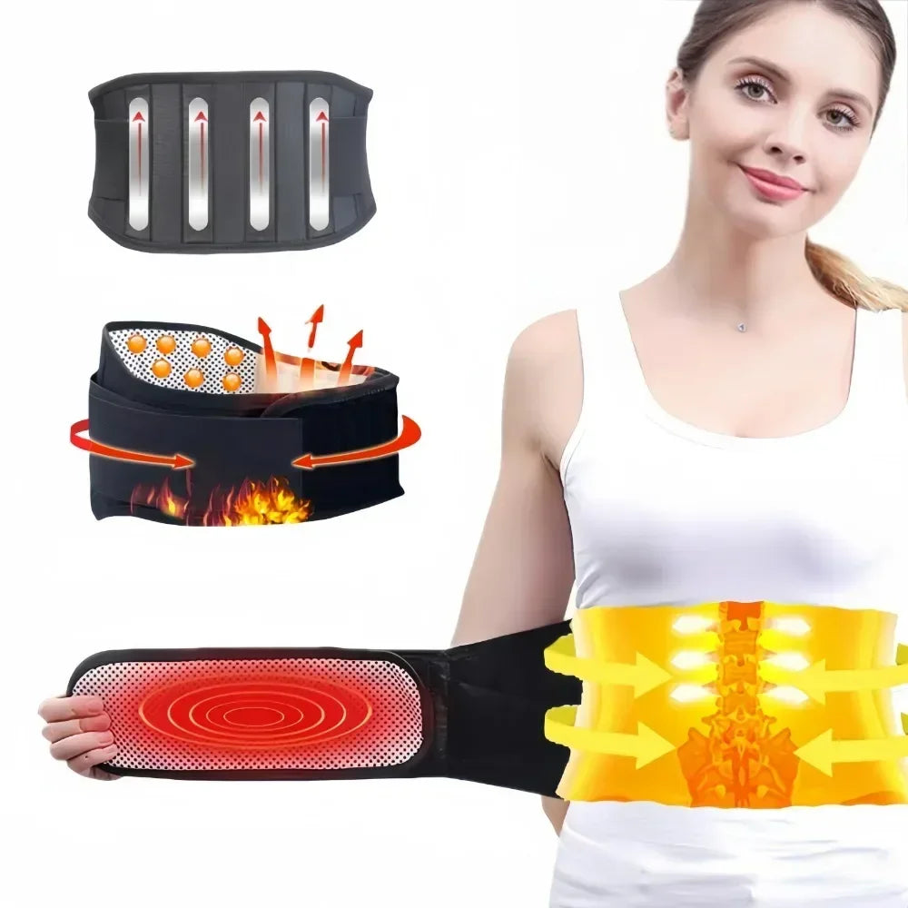 Self-Heating Magnetic Therapy Back Support Belt
