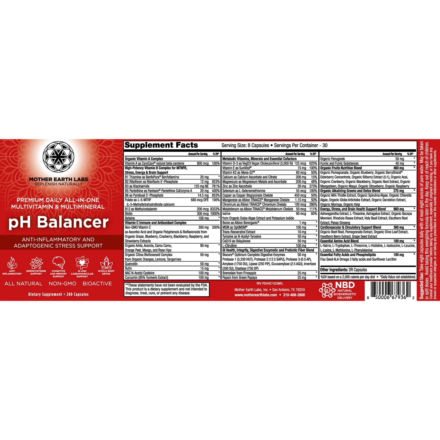 pH Balancer – Foundational Multivitamin for Inflammation, Stress & Cellular Energy